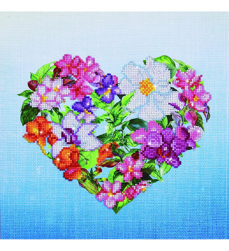 Diamond Dotz Int Flower Heart 0