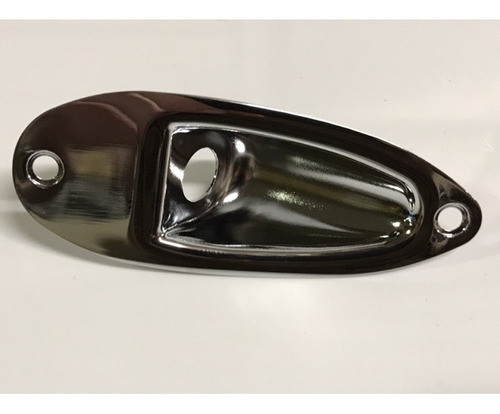 Porta Jack Stratocaster Cuchara Cromo Hj001c 0