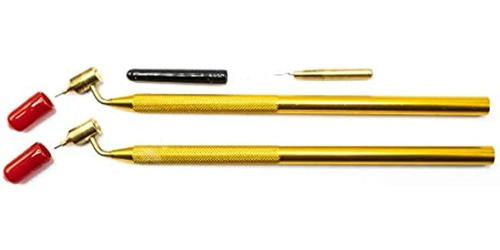 Kingart 921 Juego De 2 Bolígrafos De Pintura Color Dorado 1