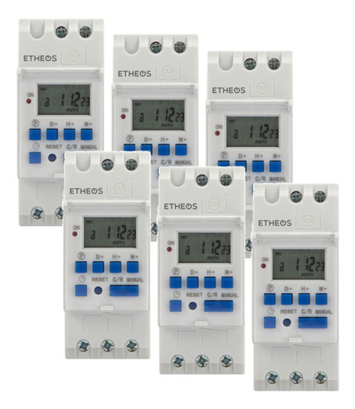 Reloj Interruptor Timer Piscina Seguri Simil Diletta Pack X6 0