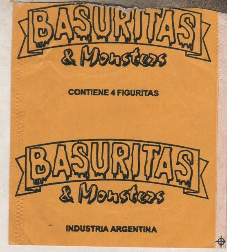 Antiguo Sobre De Figuritas * Basuritas - Vacio - Raro 0