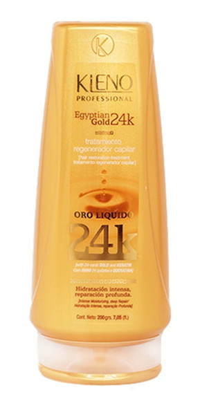 Mascaras Kleno Egyptian Gold 24k Oro Liquido X 200ml X3 U. 1