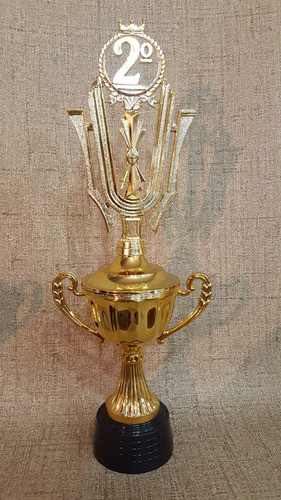 Copa Plástica Asas Trofeo 2° Segundo Puesto 34cm Económica 1