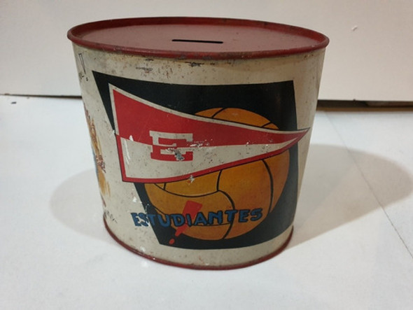 Antigua Alcancia Garua De 1950 De Lata- Estudiantes La Plata 0