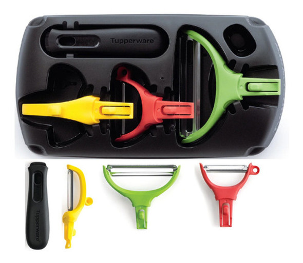 Click Series Set Box Tupperware® Pelador Vegetal Multiples 0