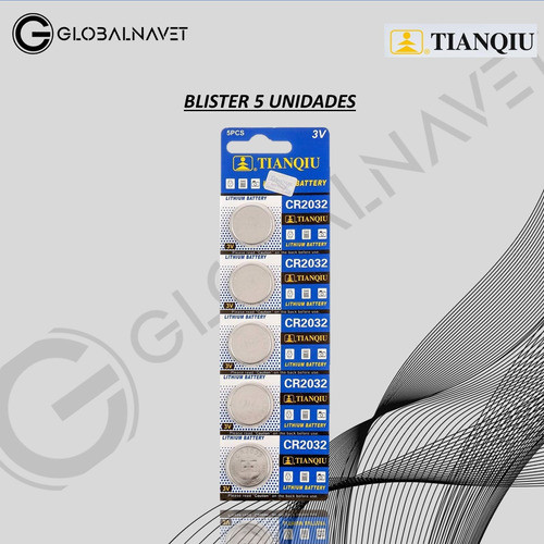 5 Pilas Boton Cr2032 Tianqiu 2032 Blister Litio Distribuidor 1