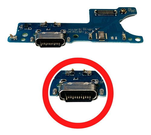 Placa Conector De Carga Compatível Galaxy A11 A115 1