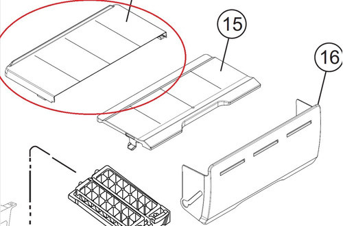 Prateleira Traseira Gaveta Freezer Panasonic Nr-bt47 0