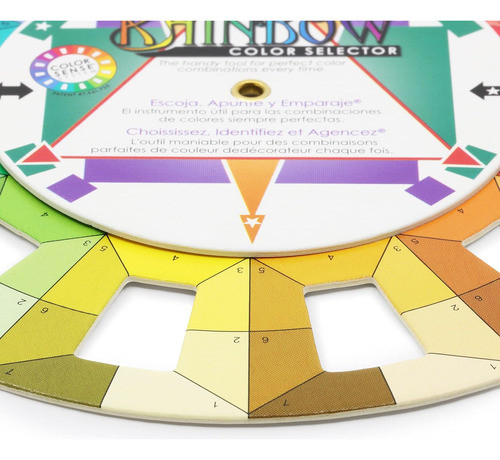 Seleccionador De Colores Rainbow De 6,35 Cm De Diámetro De D 1