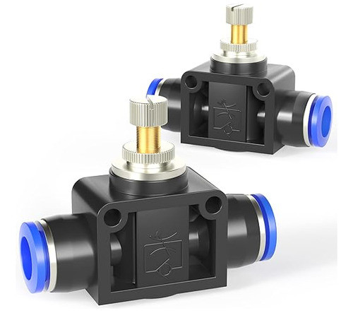 5 Valvulas De Control De Flujo De Aire Recto Diametro 4mm 0