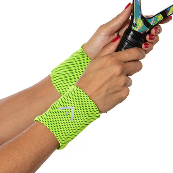 Kit 2 Munhequeiras De Pulso Fitness Verde Alma Genius 0