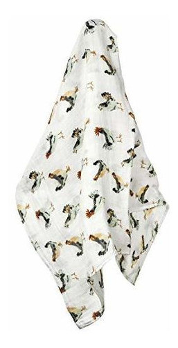 Milkbarn Manta De Algodon Organico Pollo 0