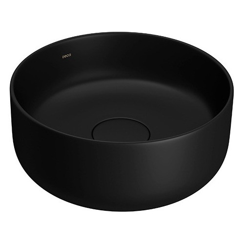 Bacha Deca De Apoyo Redonda 30cm L.12030.94 Porcelana Negra 0