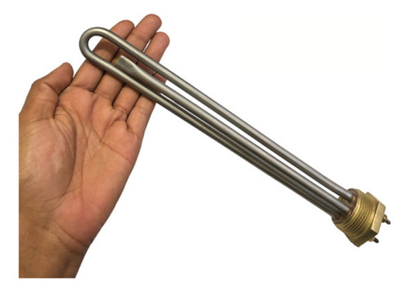Resistência Tubular 3000w X 220v Rosca 1.1/4  300mm C/ Bulbo 0