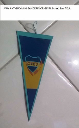 Banderin Boca Juniors Minibanderin  8x18cm Tela Original 0