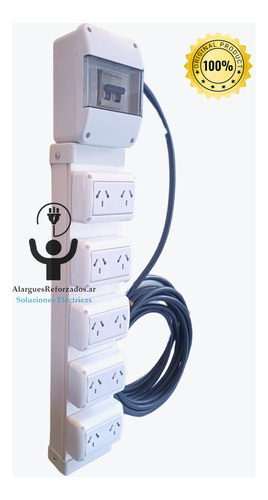Tablero Eléctrico Armado Trabajo Obra  10a X 10u (2mt 3x4mm) 1