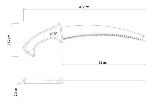 Serrucho Profesional De Poda 13  Mango De Madera Tramontina 1