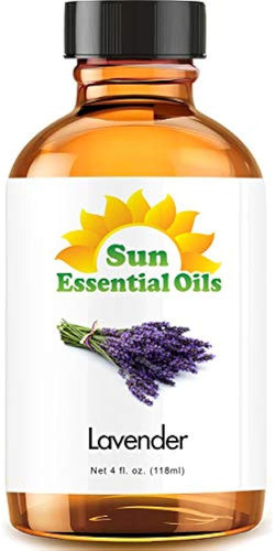 Lavender Essential Oil Por Sun Essentials, 4oz 0