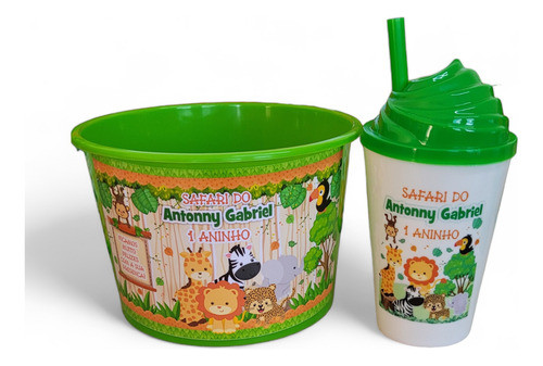 10 Kits Cineminha Safari Baby 0