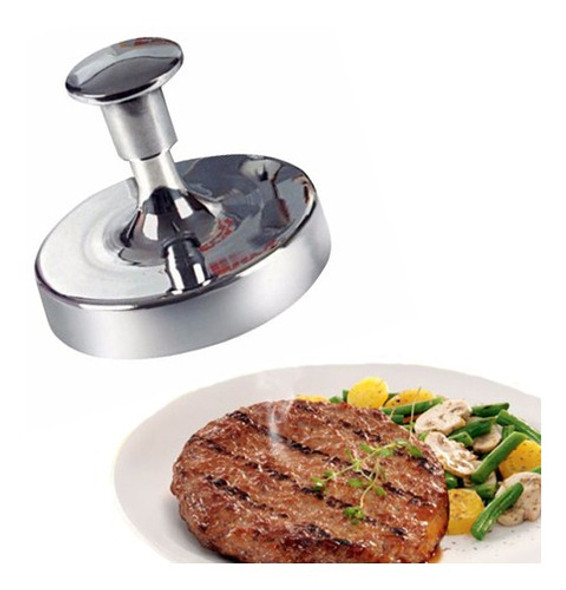 Modelador De Hamburguer Em Aluminio 12,5cm - Prático 0