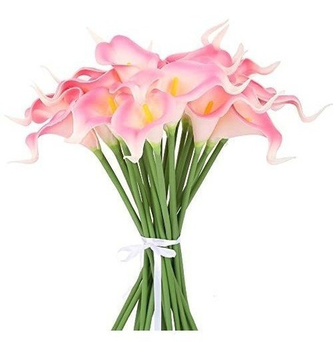 24 Calas Artificiales Realistas 34cm  Rosado 0