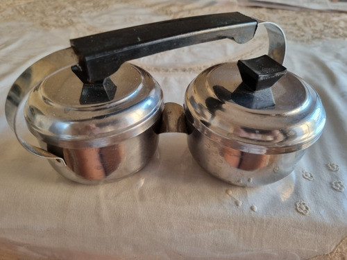 Yerbera Azucarera Antigua De Aluminio Usada En Buen Estado.- 0