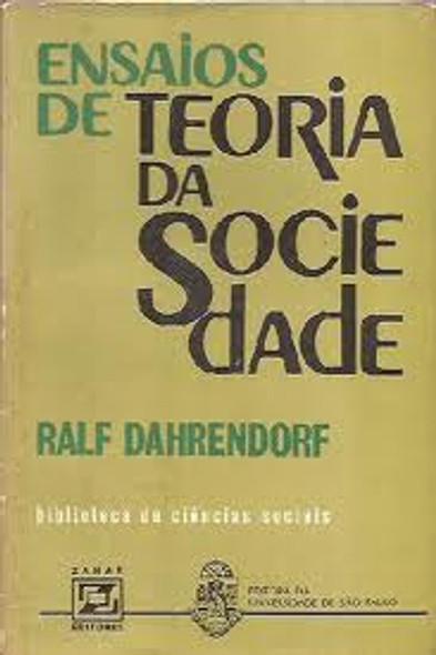 Ensaios De Teoria Da Sociedade De Ralf Dahrendorf Pela Za... 0