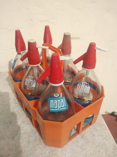 6 Antiguos Sifónes C/ Cajon - 1