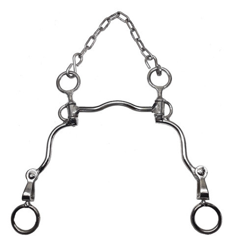 Freno Pecho De Paloma Medio Puente Con Destorcedor Cromado 0