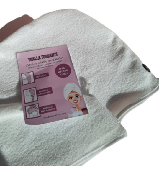 Toalla Turbante Microfibra Secado Rápido Ducha Baño 1