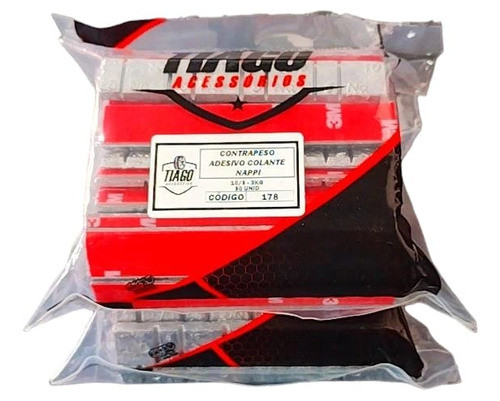 Kit 02 Pct Chumbo Colante Contra-peso 5/10- 100pçs 3kg 0
