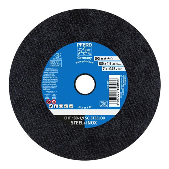 Disco De Corte 7 X 7,9 X 7/8 A46 Rsg Steelox 69121074 Pferd 0