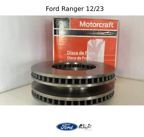 Discos Freio Dianteiro Ford Ranger 12/23 Original Ford - Par 1