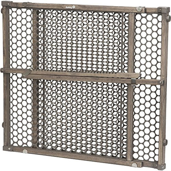 Safety 1st Vintage Grey Wood Gate, Gris 0