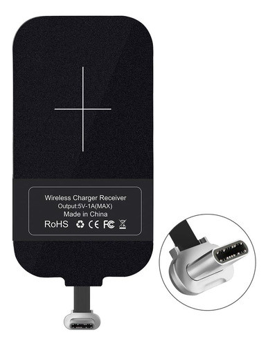 Receptor De Carga Inalambrico, Usb C/version Corta 0