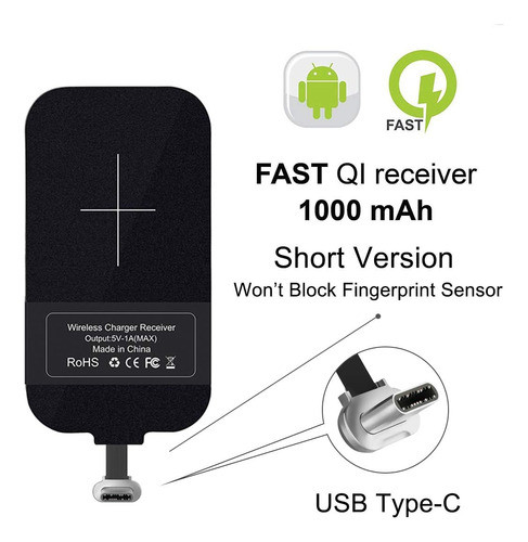 Receptor De Carga Inalambrico, Usb C/version Corta 1