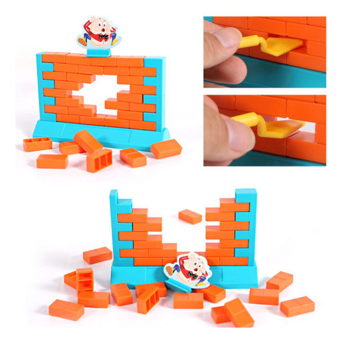 Brinquedo Jogo Quebra Muro Blocos Tijolos Quebra Cabeça 0