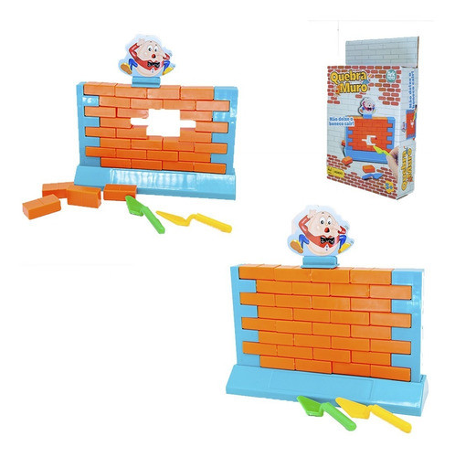 Brinquedo Jogo Quebra Muro Blocos Tijolos Quebra Cabeça 1