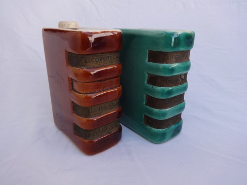 Botella Licorera Licoroteca Colección Ceramica Antigúa Libro 1