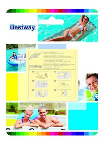 Pack De 10 Parches Piscina + Pegamento - Aunque Este Llena 1
