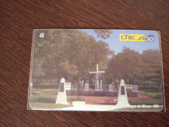 Cartões Telefonico Cidade  Nossa História Ctbc Monte Alegre 0
