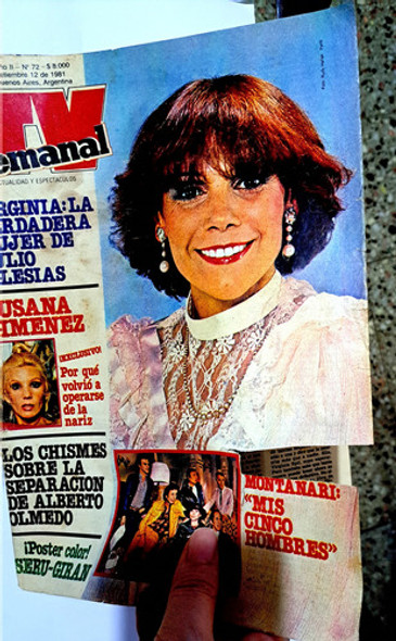 Tv Semanal / N° 72 / 1981 / Julio Iglesias Y Susana Gimenez 1