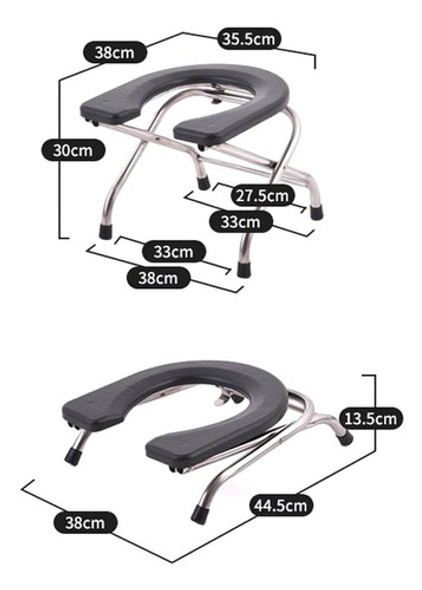 Assento De Toalete, Cadeira De Toalete De Altura 30cm 1