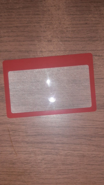 Lupa Tarjeta Para Billetera 8,5 X 5,5 Cm 1