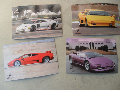 Catalogo Lamborghini Diablo Postales Folleto Antiguo 0