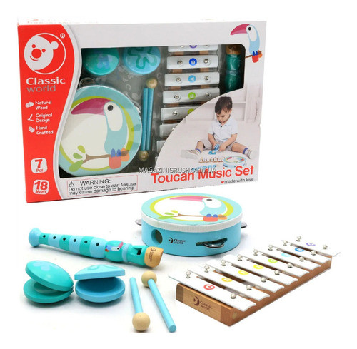 Classic World Set Musical Tucan Didactico Int 4032 Derajim 0