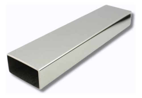 Caño Acero Inoxidable Rectangular 50 X 25 X 1,5 Largo 50 Cm 0