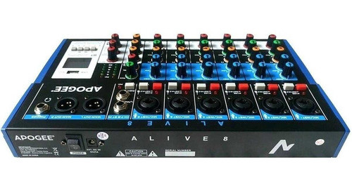 Apogee Consola Mixer Alive 8 Usb Bluetooth 8 Canales 1