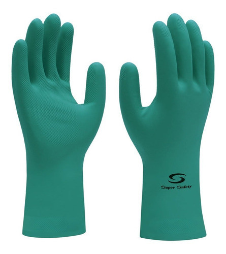 Luva Nitrilica Proteção Quimica Soda Gasolina Thinner Solv 0