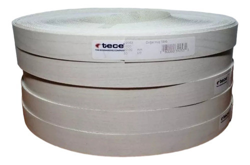 Tapacanto Melamina Abedul De 22 Mm X 50 Mts Con Pegamento 0